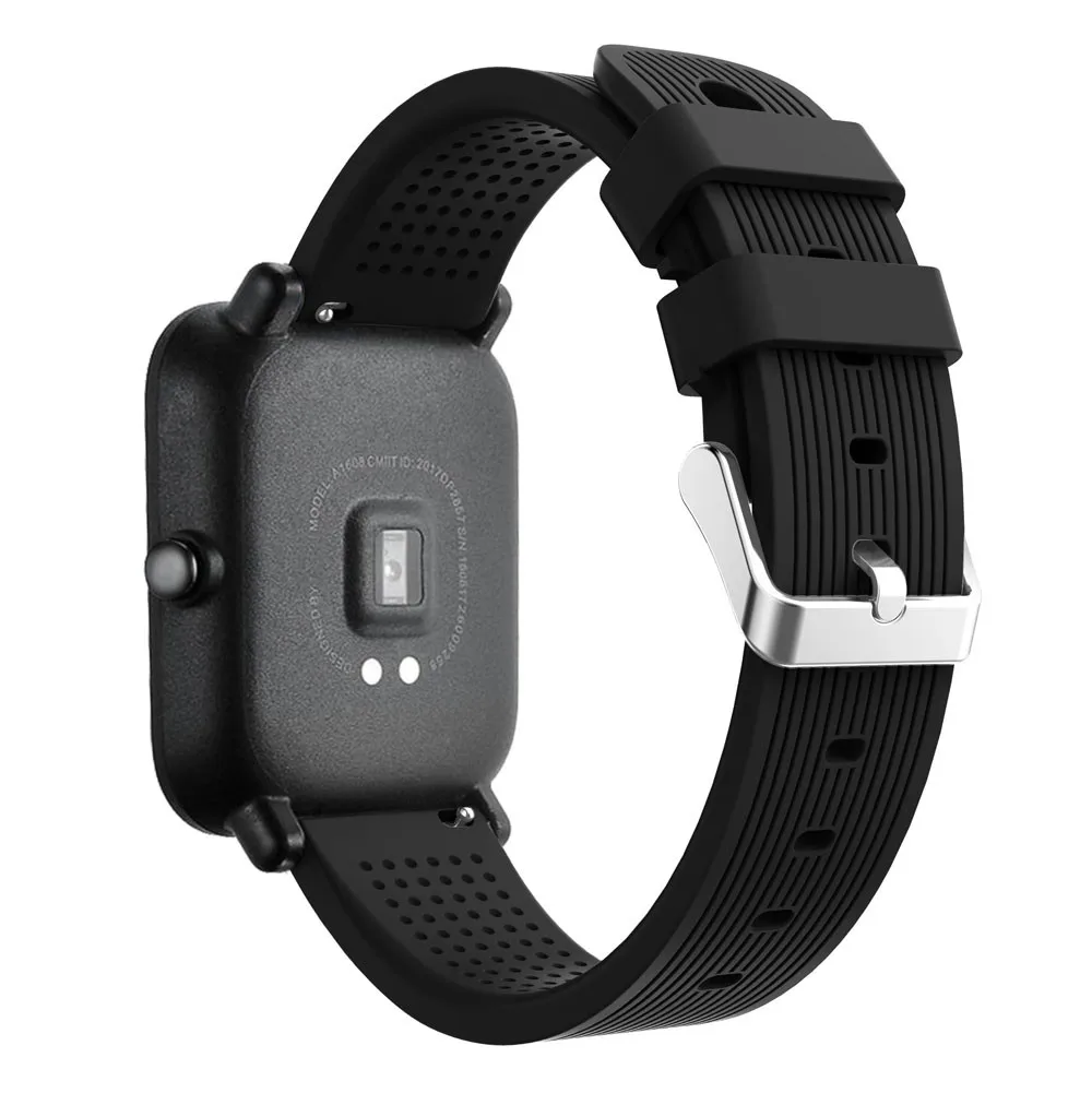 Спортивные Мягкие силиконовые аксессуары для часов Huami Amazfit Bip ремешок