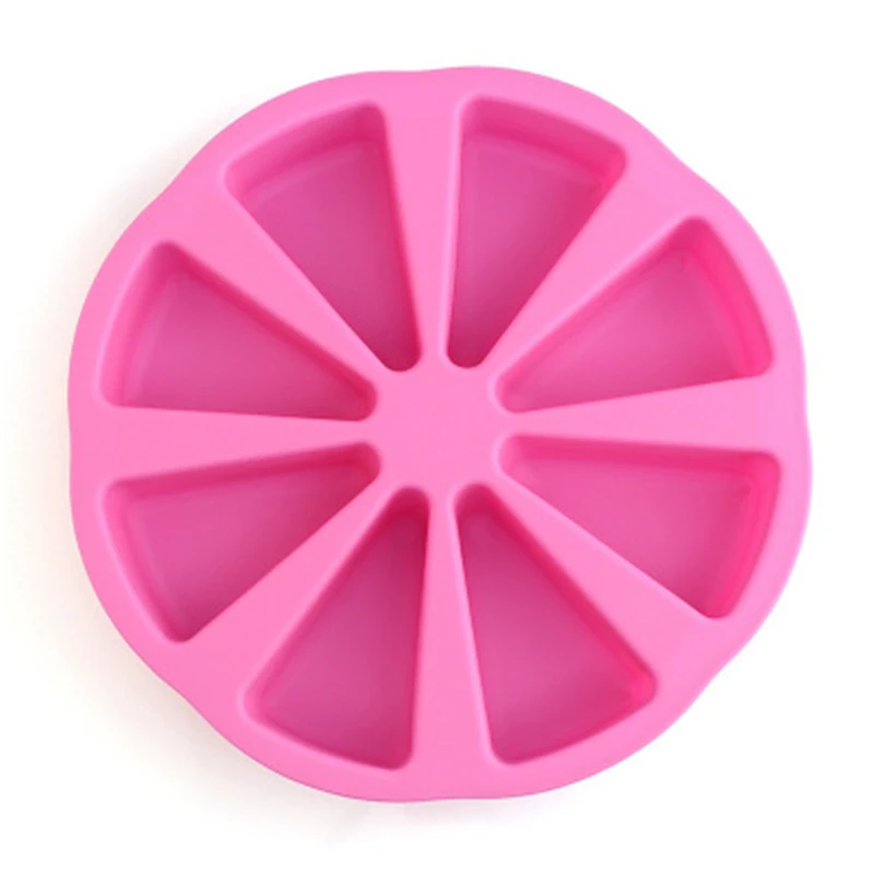 Силиконовая форма для выпечки в форме цветка 3D из восьми пунктов треугольная