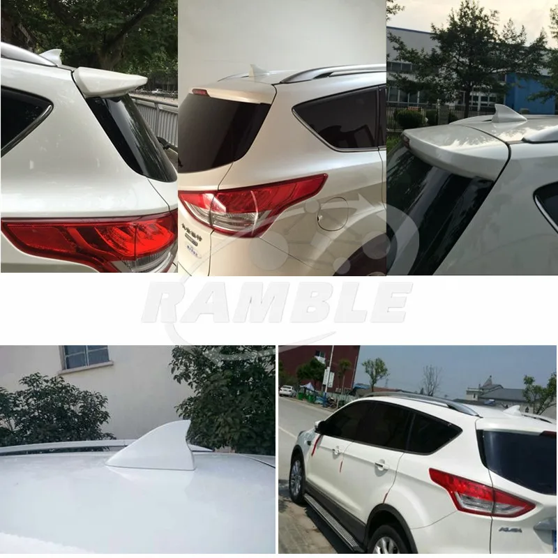 Для Ford Kuga Ford Explorer Super Shark Fin антенна автомобильный радиоприемник сигнал антенны внедорожник антенна Авто аксессуары черный белый серый