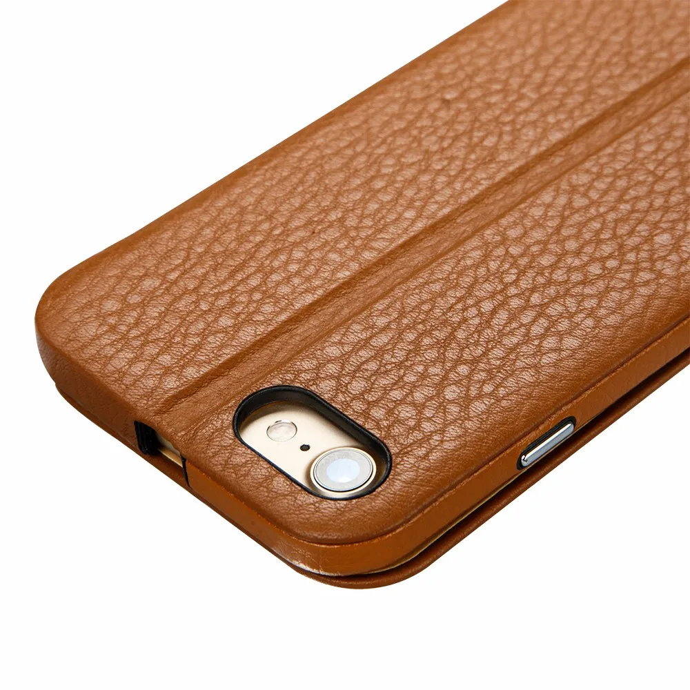 Jisoncase, защитный чехол для iPhone 7, чехол, откидная крышка, натуральная кожа, магнитный, противоударный чехол для телефона, для iPhone 7, 4,7 дюймов, Coque