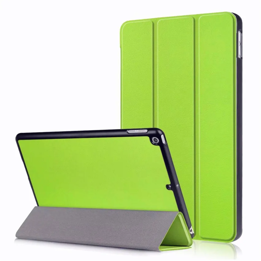 Чехол для iPad 6го поколения, чехол funda для iPad 9,7 /, модель A1822 A1893, жесткая задняя панель из поликарбоната+ PU кожа, чехол-подставка+ пленка+ ручка
