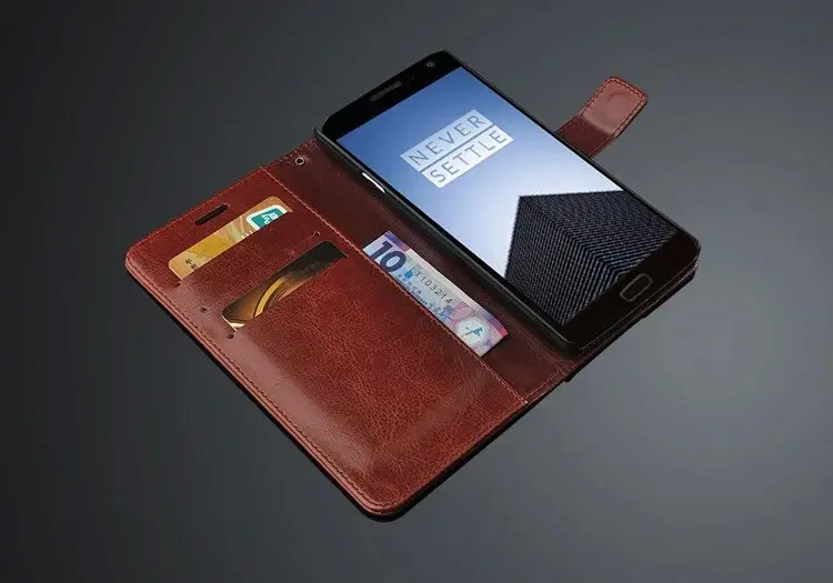 Luxury Retro Wallet Stand Flip Leather Case For Oneplus 1 One A001/Two 2 3 3T Three A003 7 Pro Back | Мобильные телефоны и