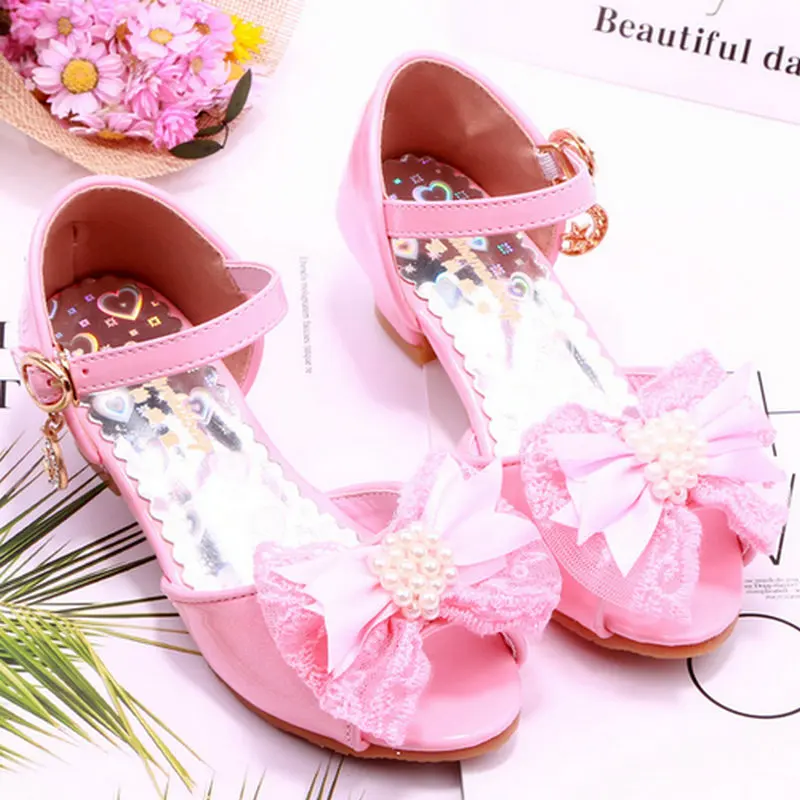 

Fashion Girls shoes Butterfly Student princess sandals kids dancing princess shoes Children girl sandals summer EU Size 26-38