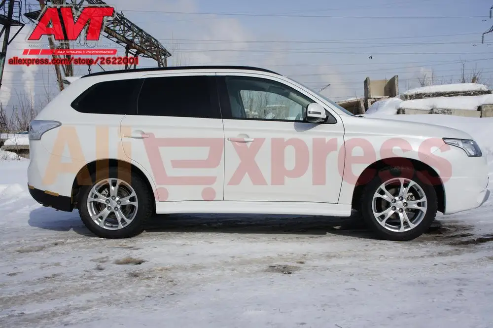 Крышка боковых стен дверей для Mitsubishi Outlander III 2012-2015 АБС-пластик Стайлинг
