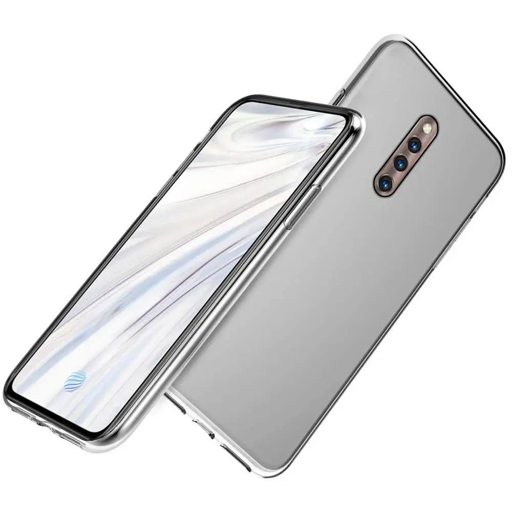 Anti Skid Soft Transparent TPU Phone Case For Vivo X27 Shock Proof Absorption |