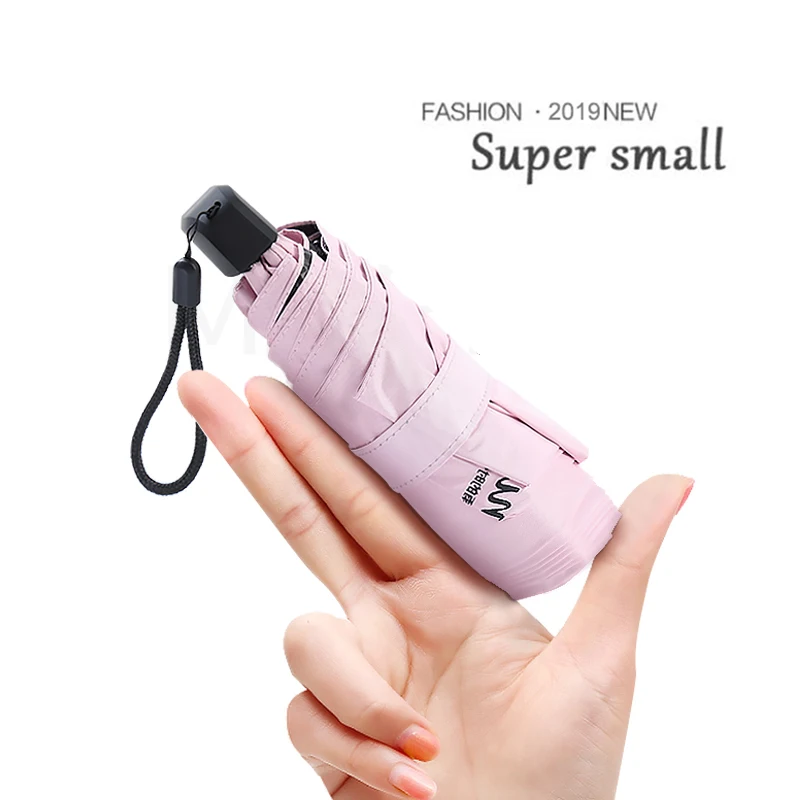 4 цвета мини карманные зонтики детский складной зонт анти УФ ветрозащитные