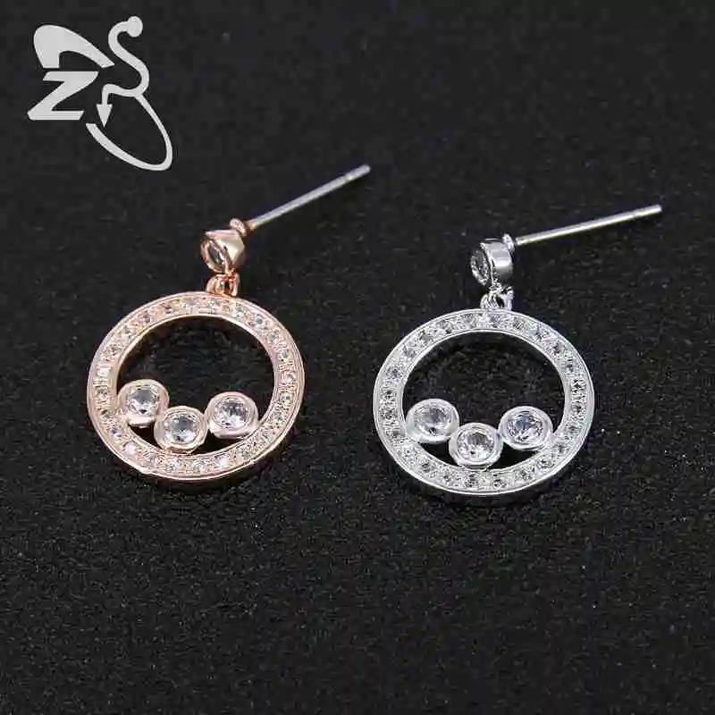 Round Earrings Hollow Ear Pin Crystal For Women Fashion Brincos Piercing Body Jewelry Stud boucle d'oreille | Украшения и