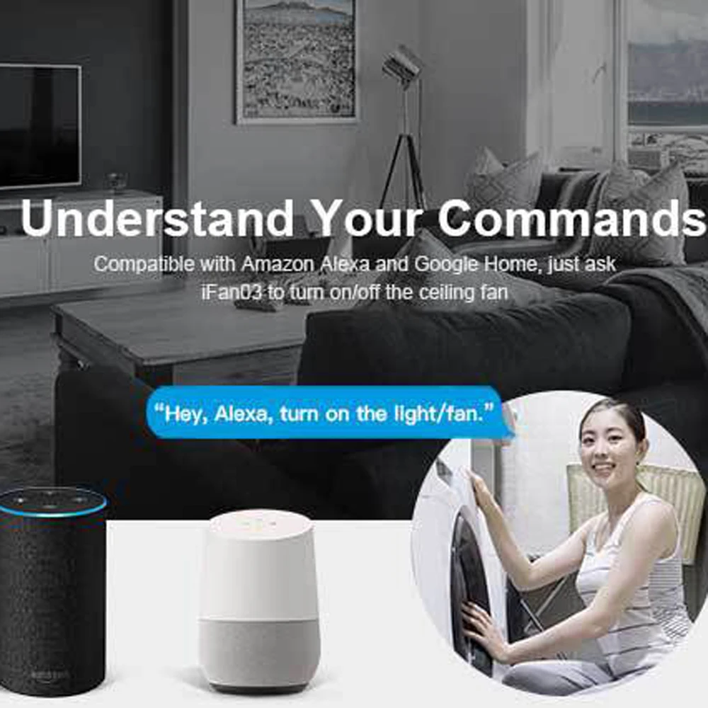Sonoff IFan03 светодиодный преобразователь в WiFi SmartAPP пульт дистанционного управления