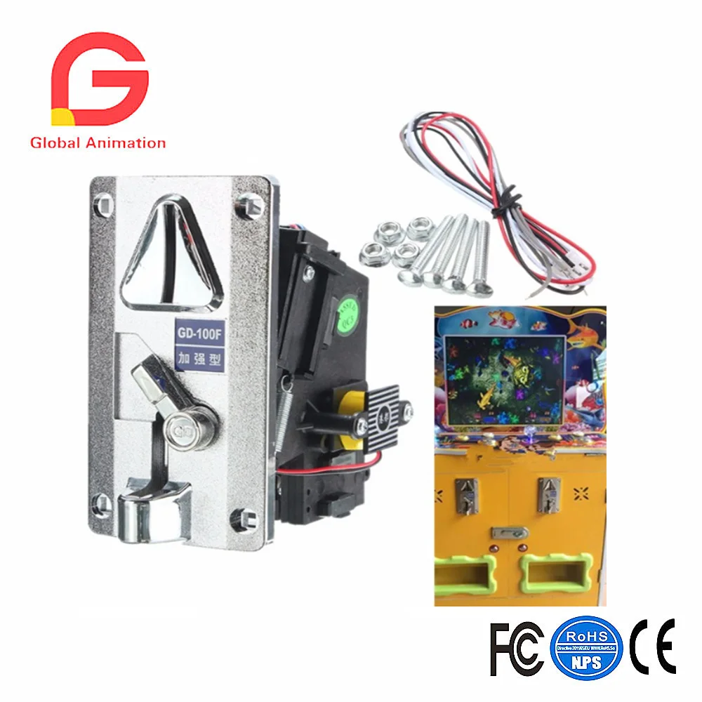Пластиковый Elektronische Geavanceerde передний вход ЦП Мульти монета приемтантен Vergelijking