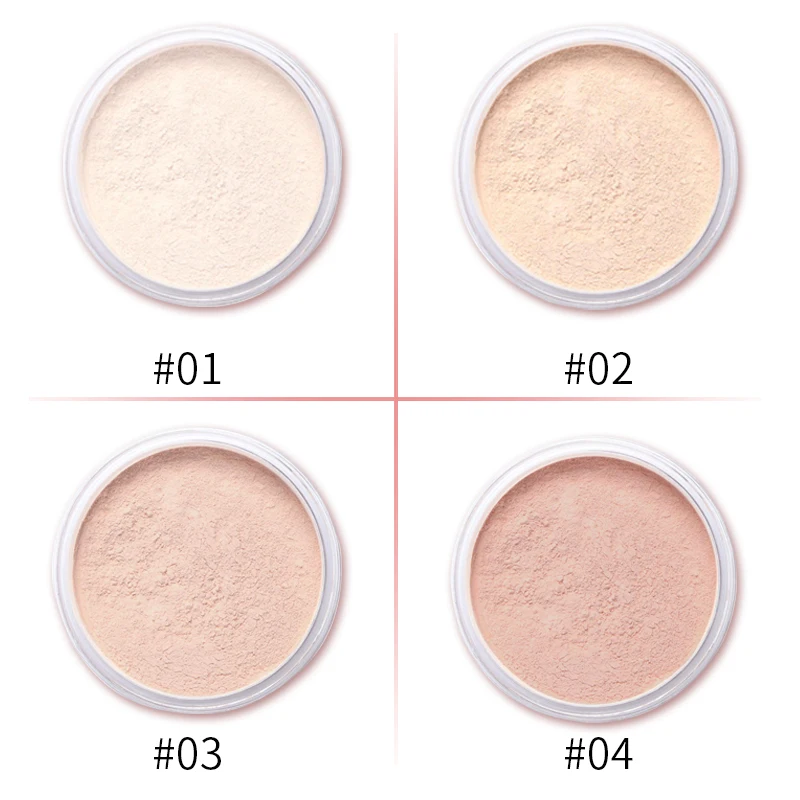 UBUB Oil-control Whitening 4 Colors Face Loose Powder Brighten Pressed Palette Concealer Maquiagem Contouring Tools |