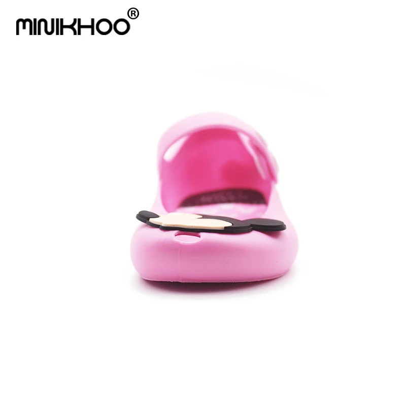 Mini Melissa/2018 обувь с Микки и Минни детские сандалии для девочек прозрачная