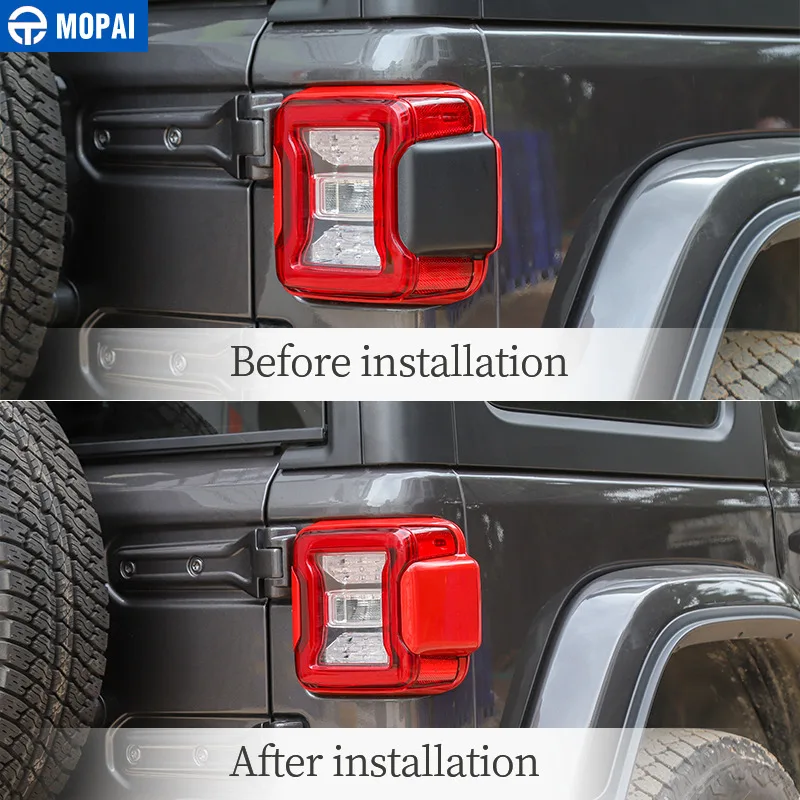 Автомобильные наклейки MOPAI для Jeep Wrangler JL+ Автомобильный задний светильник, декоративный чехол для Jeep Wrangler, автомобильные аксессуары