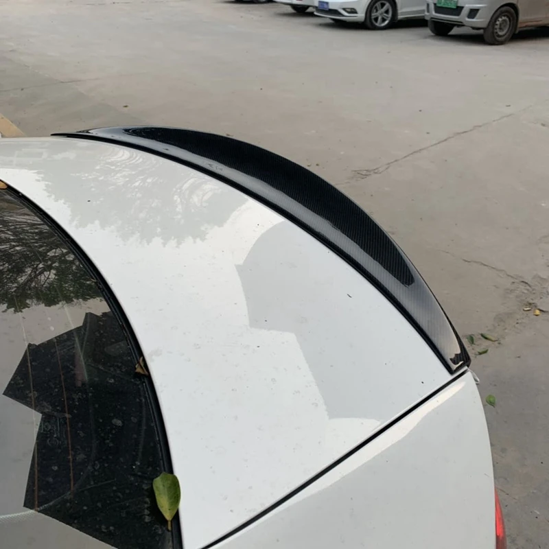 

A4 B8.5 Spoiler Carbon Fiber Rear Trunk Back Wing HK Style For Audi A4 B8.5 2013-2016 4 Doors Sedan Trunk Wing