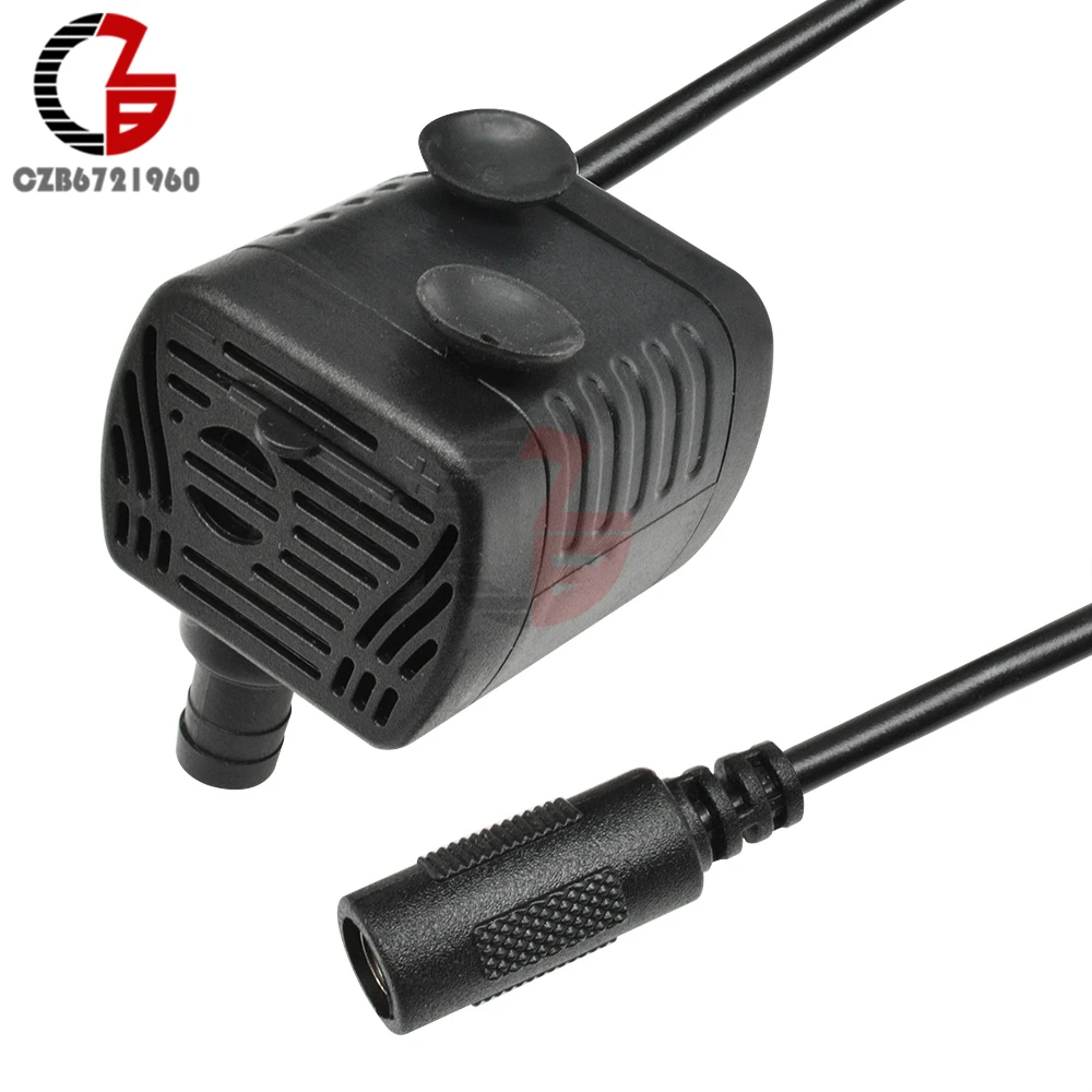 5,5 V-12 V 3W DC погружной водяной насос IP68 Водонепроницаемый солнечный насос двигателя 200L/H 0,4-1,5 м для рыбы/стеклянный резервуар для аквариума садок для рыбы