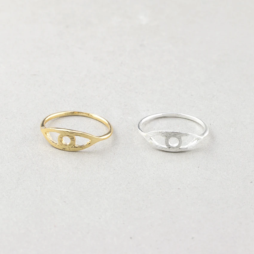 Женское Винтажное кольцо миди золотого цвета с изображением сглаза|midi ring|cocktail