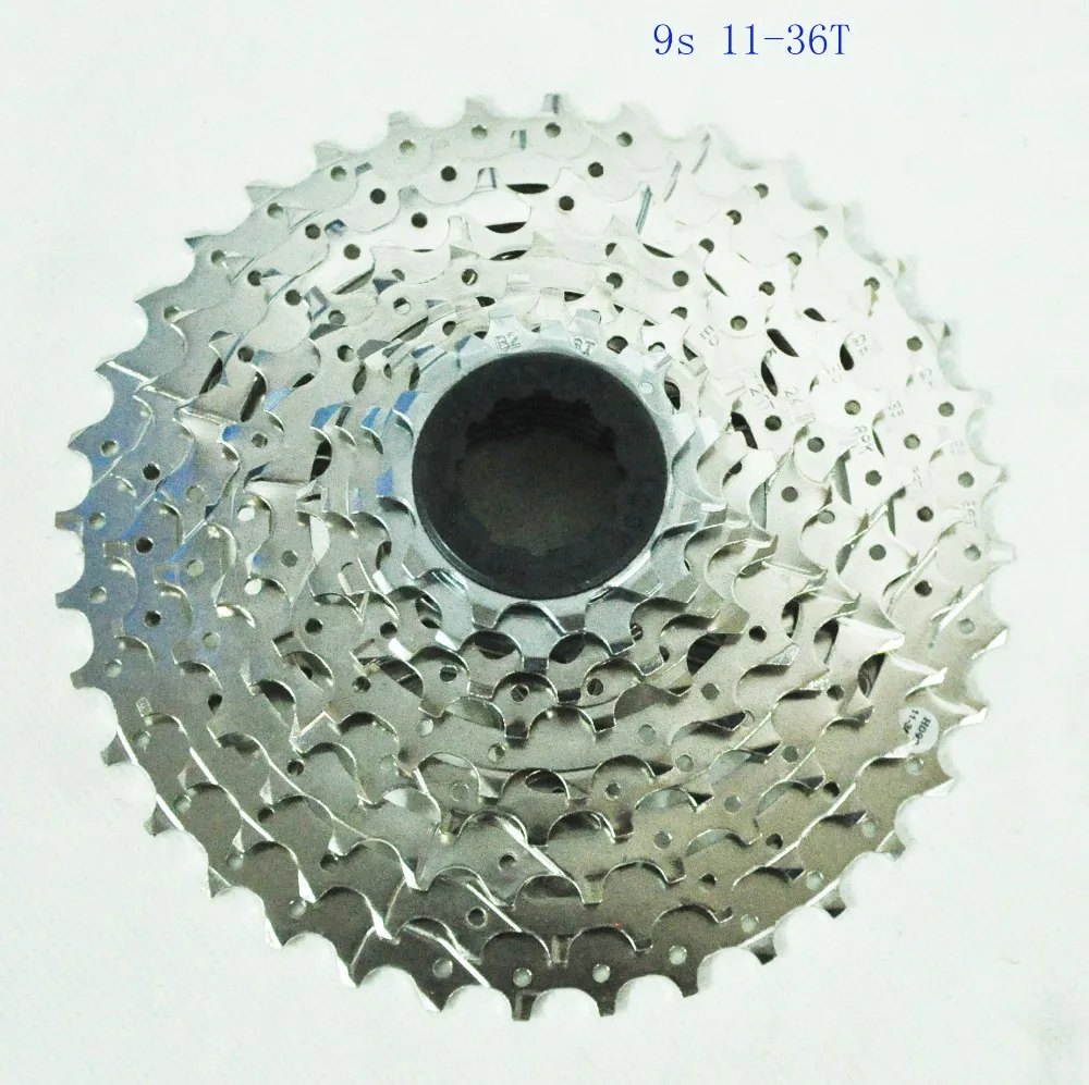 Microshift MTB горный велосипед 9S кассета свободного хода 9 скоростей маховик зубчатый шатун со звездами для велосипеда запчасти с резьбой 11-36T