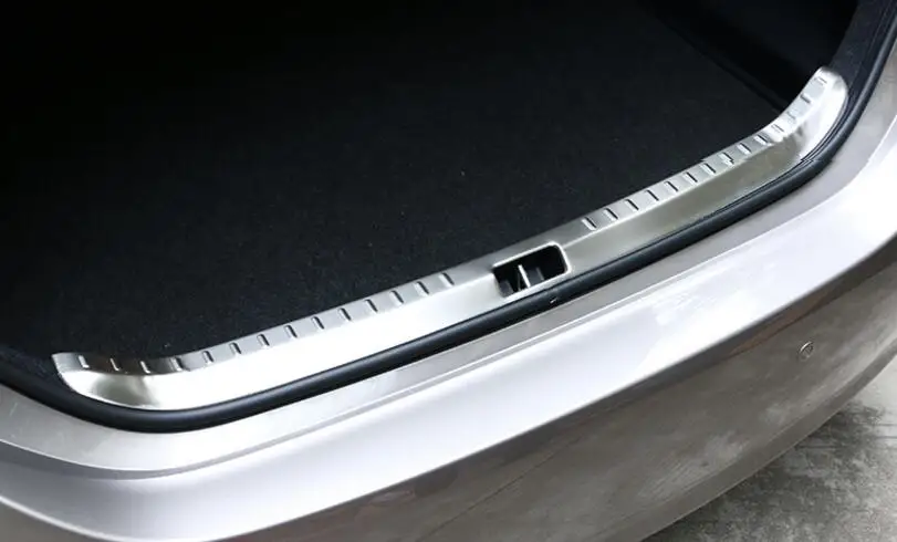 1 Set Stainless Steel Car Rearguards Trunk Inner Rear Tail Box Bumper Pedal Plate Panel For Corolla 2014-2017 Styling | Автомобили и