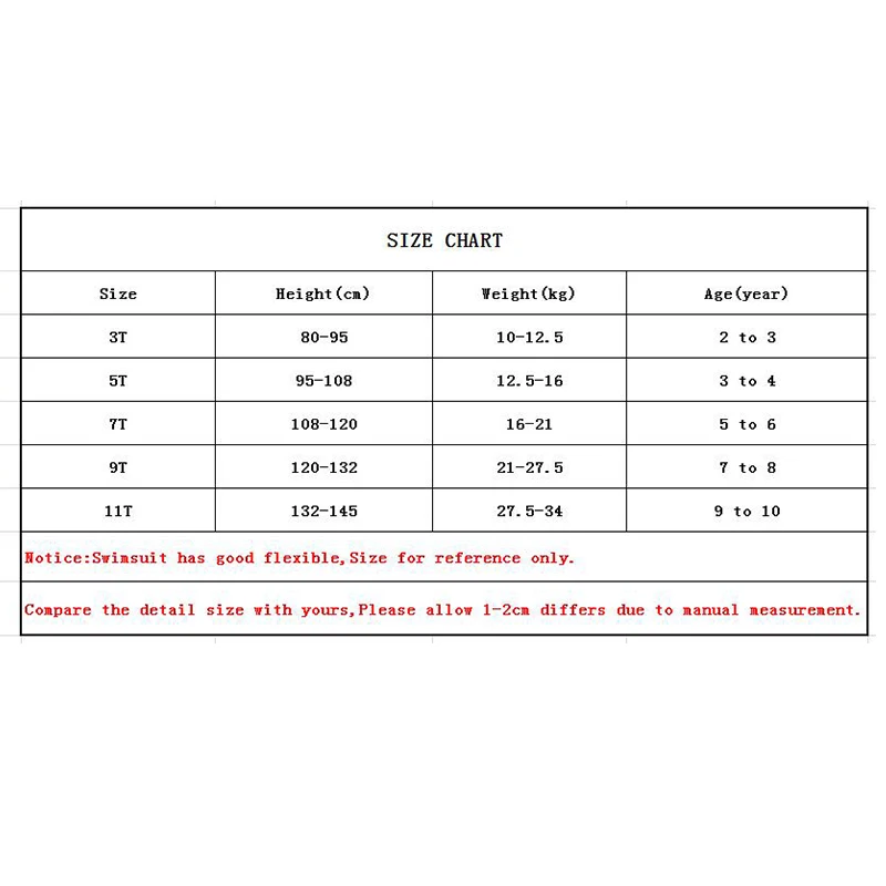 USEEMALL 2-10Y Girls Cartoon Print Swimwear Quick-drying Split Skirt Trousers Children Swimming Clothes UV Sunscreen Swimsuits | Спорт и