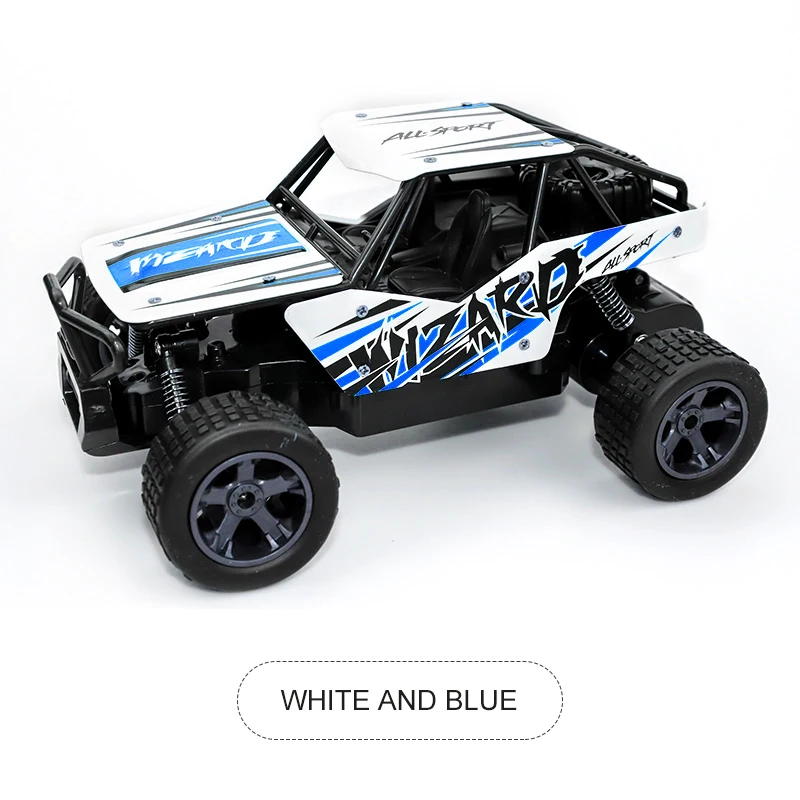 Белый 4WD 1:18 RC автомобили 2,4 GHz RC автомобиль амортизатор металлический корпус Внедорожный гоночный автомобиль багги электронный пульт дистанционного управления автомобиль игрушка - Цвет: Белый