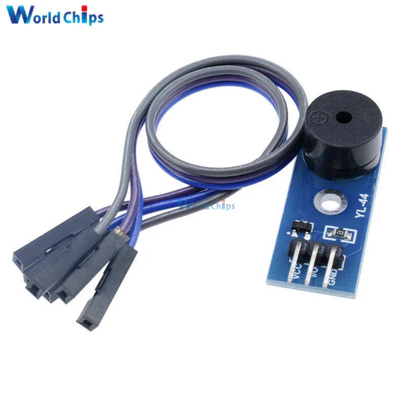 2 комплекта Пассивный зуммер для Arduino Smart Car 3 V-5V I/O интерфейс SCM с DuPont Line |
