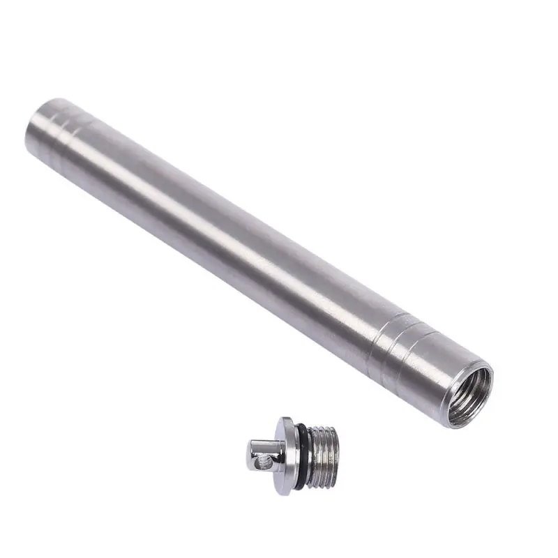 Переносной титановый сплав Водонепроницаемая трубка для зубочисток с кольцом