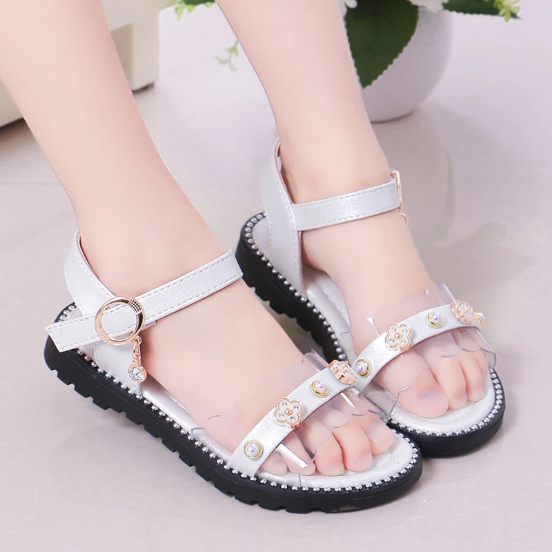 Новинка летняя обувь для девочек женские и детские сандалии модная принцессы на