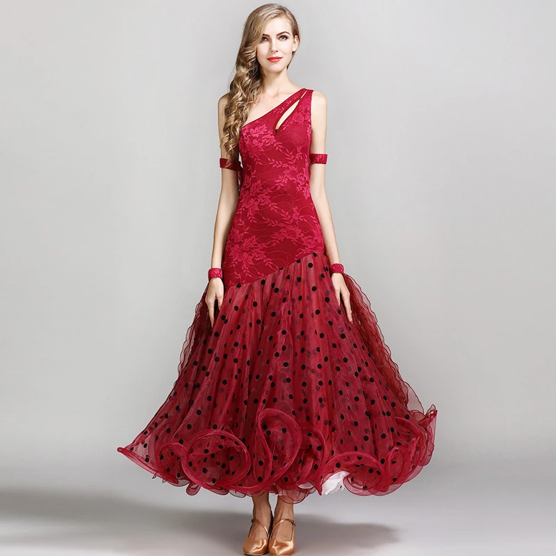 Элегантное Черное Белое Бальное платье со стразами для соревнований стандартное