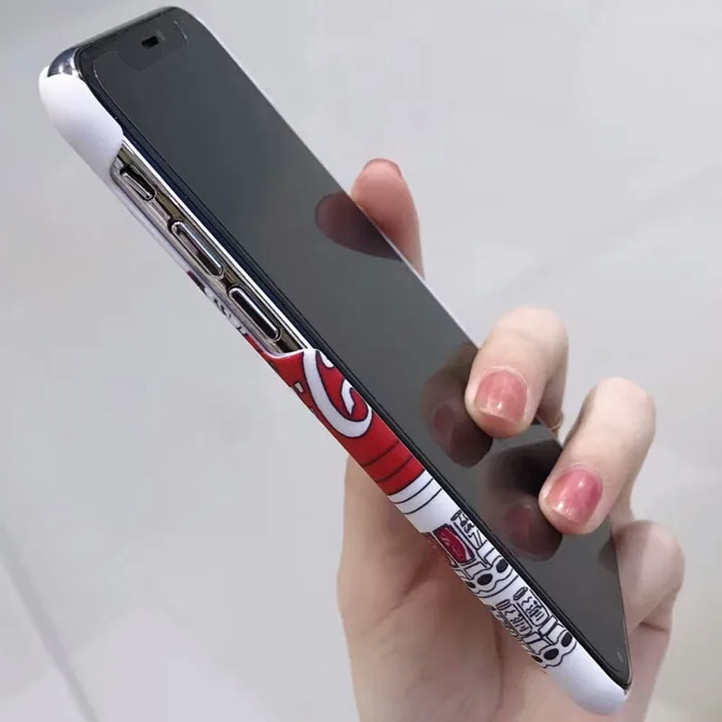 UVR мультфильм Cool Girl напитка водные наклейки живопись чехол Carcasa для iPhone 6 S 7 8 плюс X
