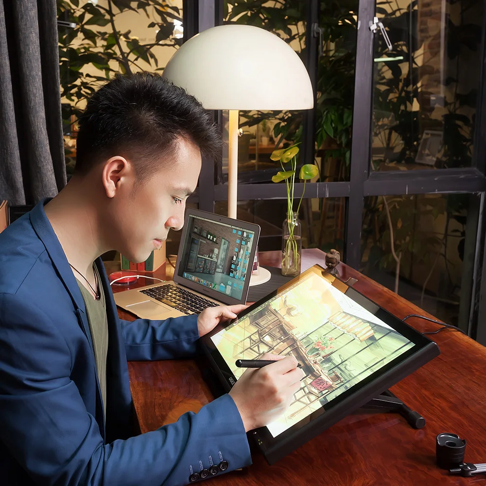 Графический планшет Ugee 2150 21 5 дюйма 1080P 2048 уровня нажатия|drawing screen|drawing tablet screenugee |
