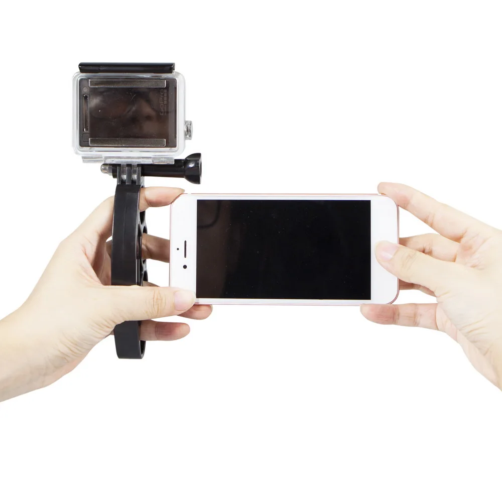 Black Color Handheld Camera Finger Grip Mount Monopod Tripod Handle Holder with Thumb Screw for GoPro Hero HD 4 /3+ /3 | Электроника