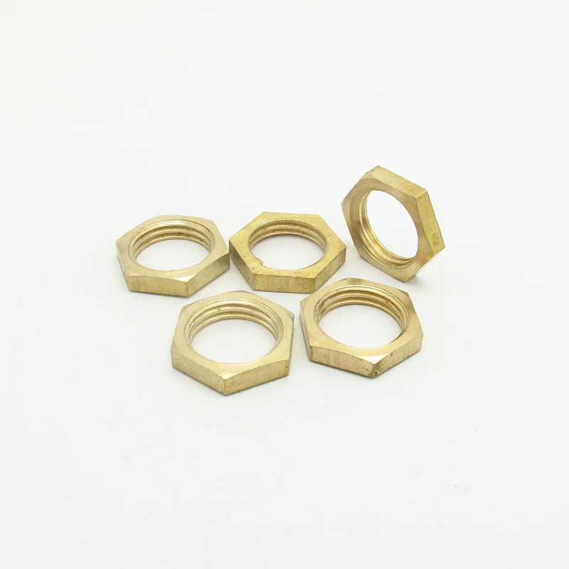 5 шт. латунные шестигранные гайки с внутренней резьбой для соединения труб |