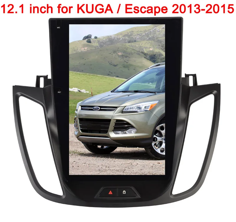12 1 дюймовый сенсорный экран tesla style android 9 0 автомобильный dvd gps плеер для KUGA Escape 2013