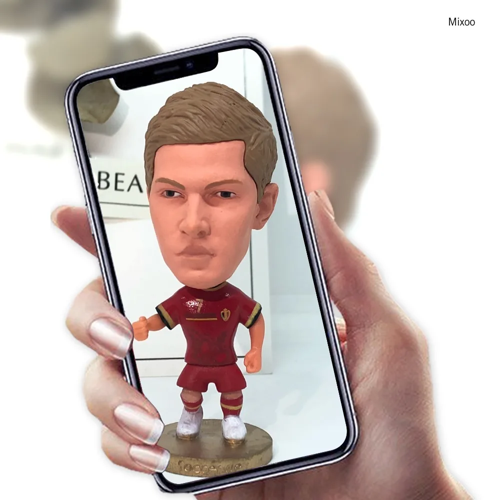 Фигурка футбола Soccerwe фигурка звезда де хит #7 Бельгия подвижные суставы модель из
