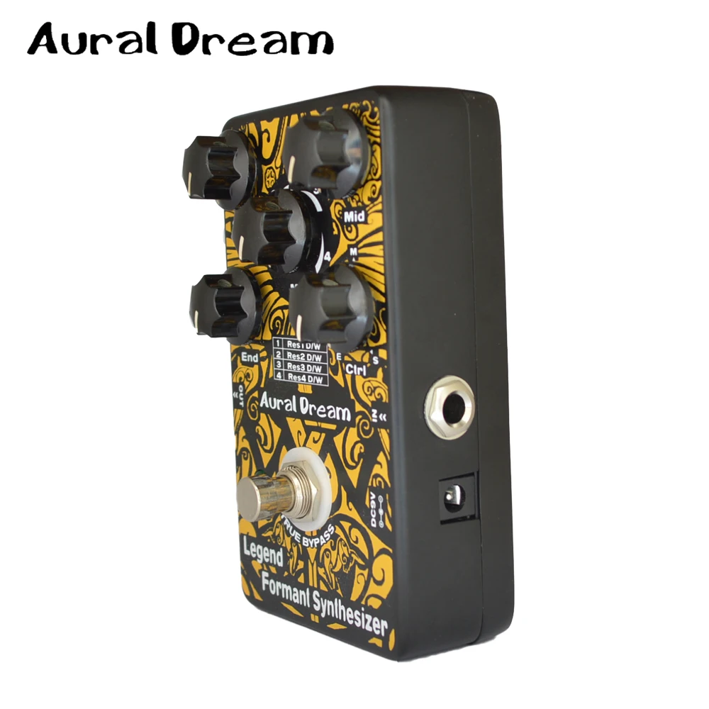 Aural Dream Legend Formant Synthesizer Guitar Effects Pedal with 3 Vowel(Front/central /Back ) and 4 Modes Dry / Wet Control | Спорт и