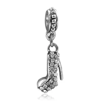 dull plata de ley enamel shoes charm slide pendantss european charms bracelet bangle diy jewelry dgb170