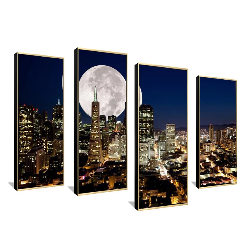 

4pcs 5D DIY Diamond Painting Handicraft Cross Stitch NewYork city Full Square Diamond Embroidery home Decor Y2564