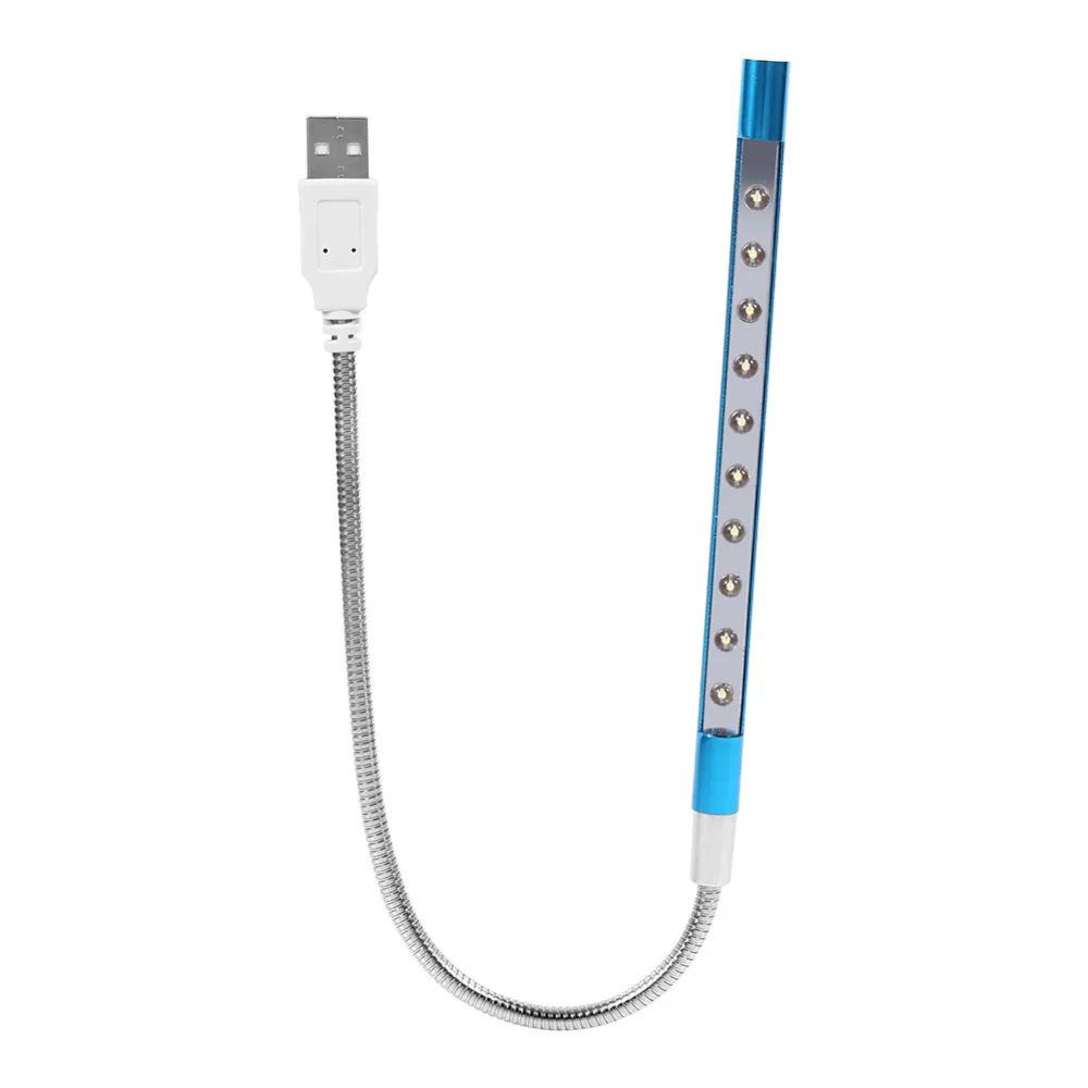 5 В USB светодиодный фонарь для чтения лампа гибкий мини для ноутбука ПК Компьютерная клавиатура высокого качества