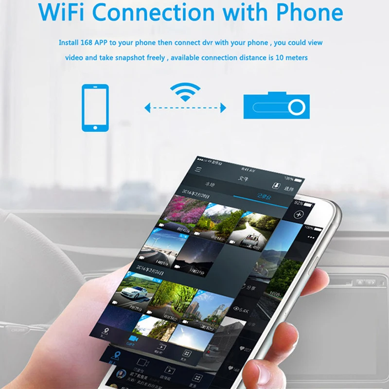 Мини Wi-Fi автомобильный dvr тире камера видеокамера авторегистратор цифровой