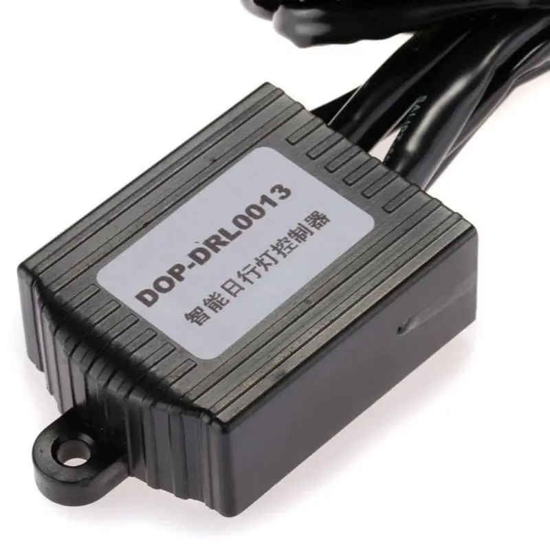 Rockeybright 1-2 светодиодный дневной ходовой DRL противотуманный светильник реле жгута управления Вкл/Выкл диммер автомобильный противотуманный светильник индикатор водителя контрольный Лер