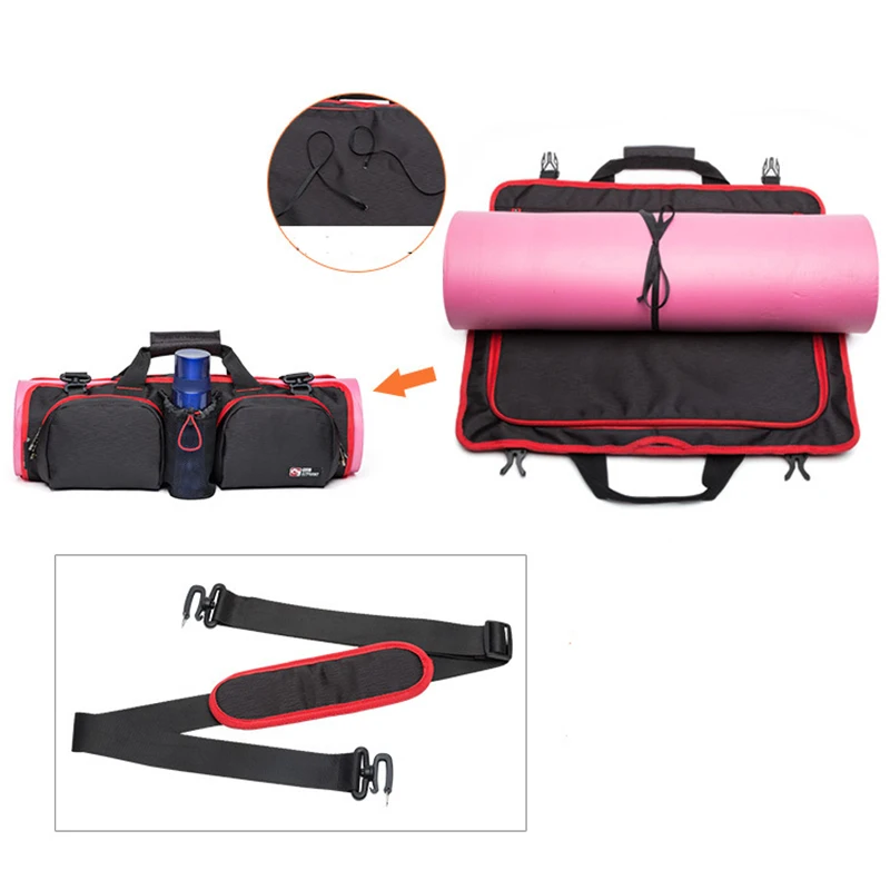 Sports Bag Large  Women Yoga Bags Gym Bag Yoga Mat Kettle Storage Portable Shoulder Bags Ladies Female Fitness Handbag SGC004