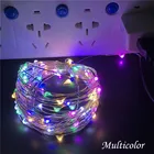Фея светильник 10 м 33ft Звездное шнура USB 5V светильник s Фея сикро СИД прозрачный провод для вечерние рождественское свадебное 9 Цвета