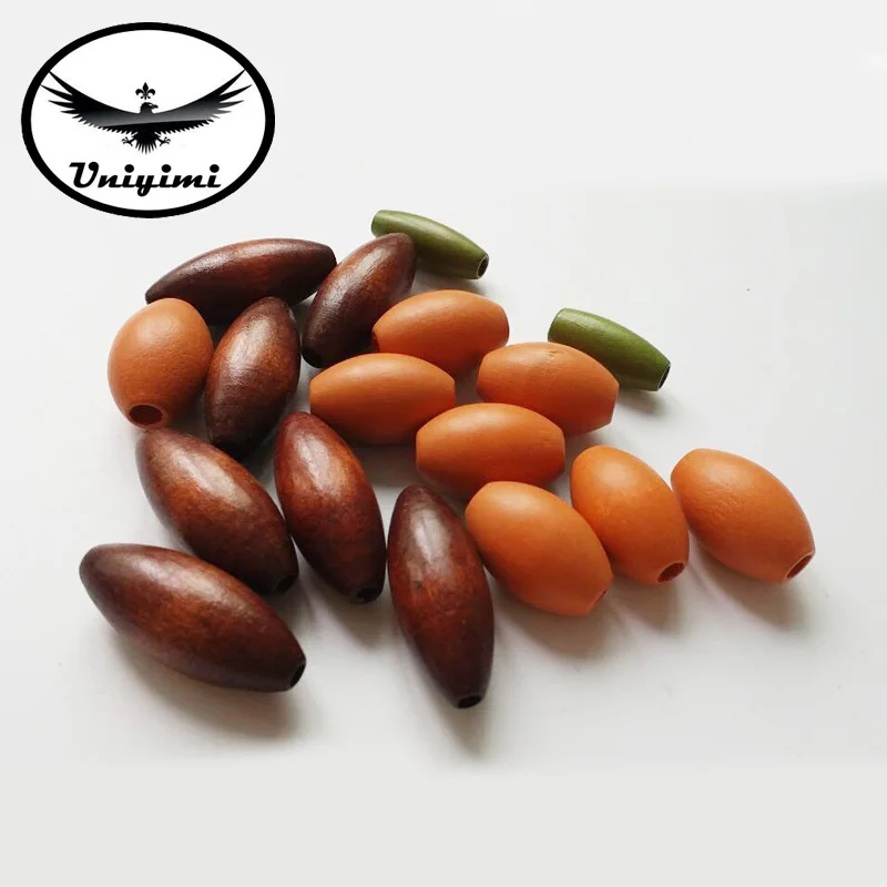 

Высококачественный для регби деревянные бусины, цветные бусины, деревянные бусины-трубки