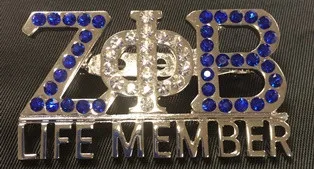 Дропшиппинг Divine 9 ZETA PHI BETA ZPB жемчуг с кристаллами лацкан булавка ювелирные изделия для подарок для сестры