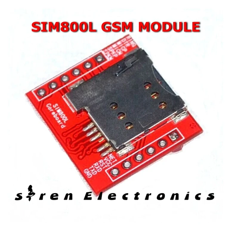 1 шт х SIM модуль 800L GPRS GSM Micro карта четырехдиапазонная плата TTL последовательный
