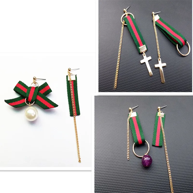 Бесплатная доставка Женская мода ювелирные изделия в полоску длинная