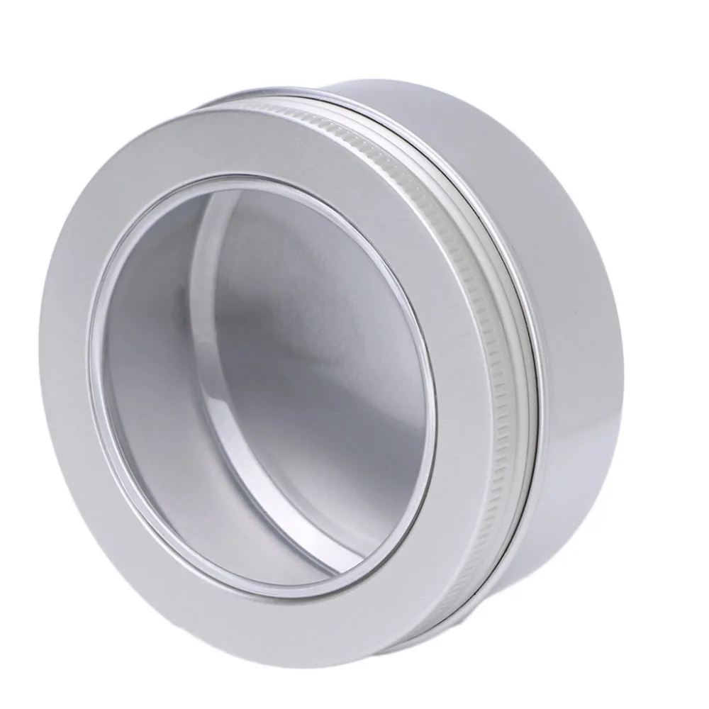 Пустые алюминиевые косметические горшки контейнер баночка для макияжа