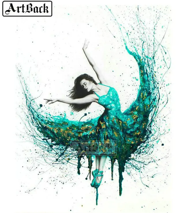 

Sale 5d diy diamond painting watercolor woman full square drill 3d diamond mosaic 20x25cm for home decoration gift