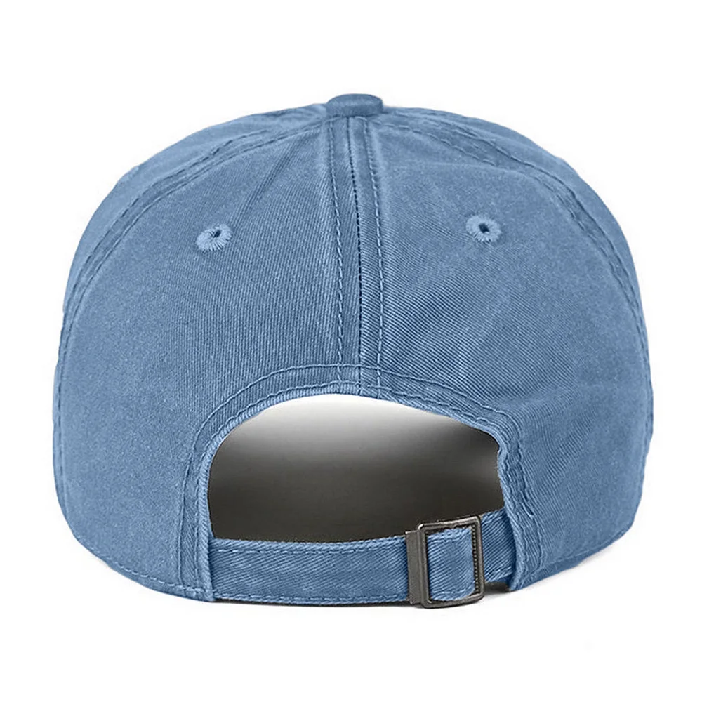 Модная простая бейсболка из 100% промытого хлопка для мужчин и женщин мягкие