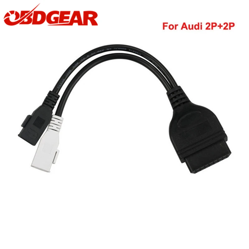 Высококачественный Диагностический кабель для Audi 2 P + 2x2 Pin к 16 OBD1 OBD2 переходник