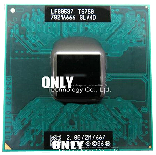Процессор для ноутбука T5750 2 0 ГГц Мб двухъядерный процессор Новый и оригинальный |